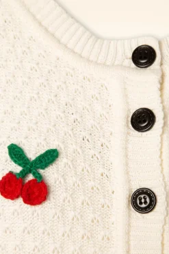 Jennie Cherry Vest In Ivoor