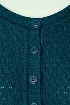 Jennie Vest In Petrol Blauw