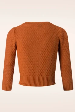 Jennie Vest In Vintage Oranje