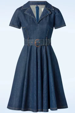 Jodie Swing Jurk In Blauw