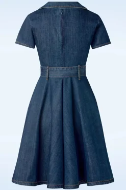 Jodie Swing Jurk In Blauw