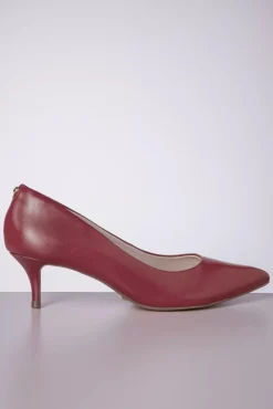 Josephine Pumps Van Leder In Rood