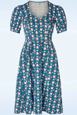 Joyful Heart Jurk In Strawberry And Kiss