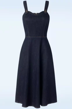 Jupiter Pinafore Jurk In Denim