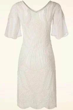 Kate Flapper-Jurk In Ivoor