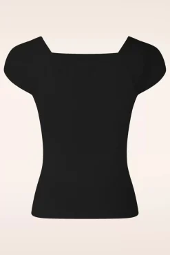 Kaylie Top In Zwart