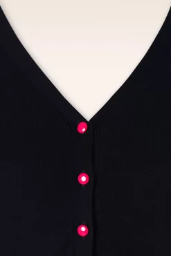 Keep Em Flying Cardigan In Zwart