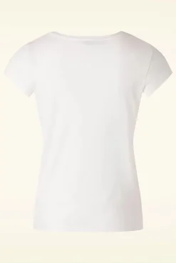 Kiss Me T-Shirt In Ecru