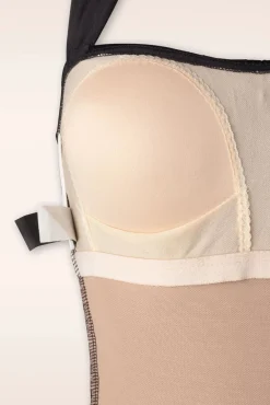 Klassiek Fifties One Piece Badpak Zwart