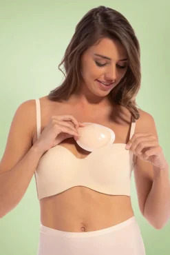 Kleverige Push-Up Bh-Cups In Vanille