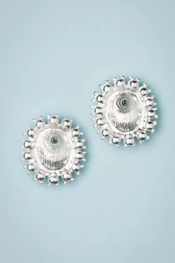 Lady Diana Oorstekers In Saffierblauw