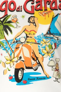 Lago Di Garda T-Shirt In Gebroken Wit