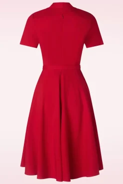 Laura Lee Swing Jurk In Rood