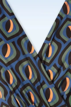 Laurie Maxi Jurk In Blauw