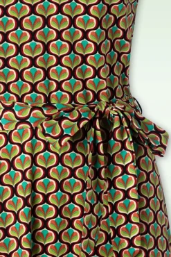 Lenny Indy Jurk In Delphinium Groen