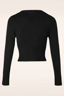 Let's Go Dancing Vest In Zwart