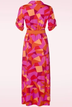 Lexie Maxi Jurk In Fuchsia
