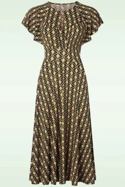 Lightest Wings Jurk In Pineapple Shell