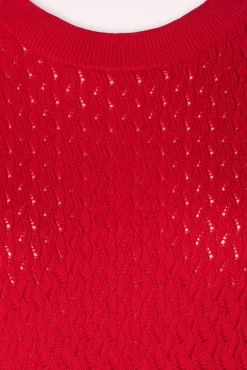 Lina Top In Klaproosrood