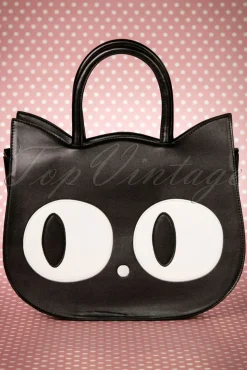 Lizzy De Big Eyed Cat Tas In Zwart