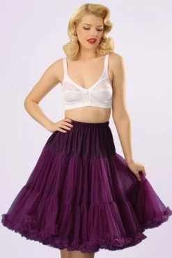Lola Lifeforms Petticoat In Aubergine