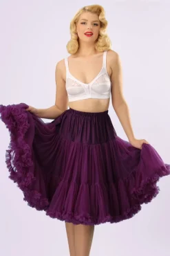 Lola Lifeforms Petticoat In Aubergine