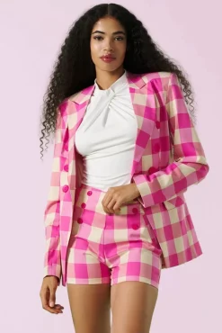 Loretta Blazer Jasje In Roze