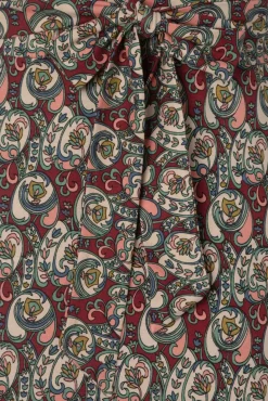 Lot Navarro Midi-Jurk In True Rood