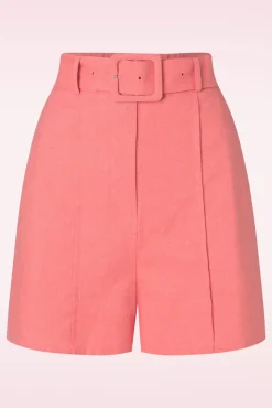 Lou Linnen Short In Koraal