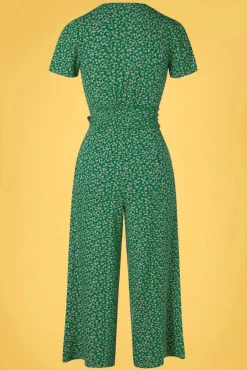Mabel Butterfly Jumpsuit In Appel