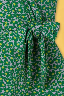 Mabel Butterfly Jumpsuit In Appel