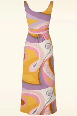 Macie Maxi Jurk In Sixties Lavender
