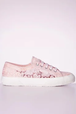 Macrame Sneakers In Roze