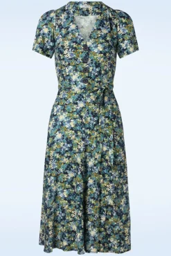 Magnolia My Fair Lady Jurk In Blauw