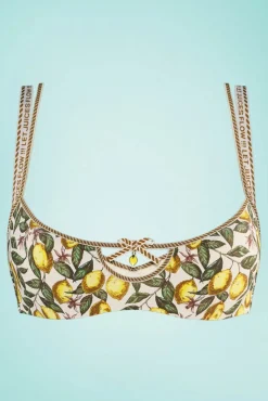 Mambo Amalfi Demi-Bh Met Citroenprint In Creme