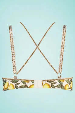 Mambo Amalfi Demi-Bh Met Citroenprint In Creme