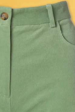 Marcie Babyrib Broek In Basilicumgroen