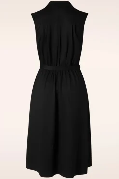 Marianne Classic Jurk In Zwart