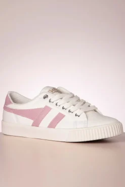 Mark Cox Tennis Sneakers In Gebroken Wit En Lichtroze