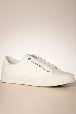 Mark Cox Tennis Sneakers In Gebroken Wit
