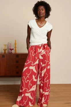 Marnie Broek Pixy In Tweed Oranje