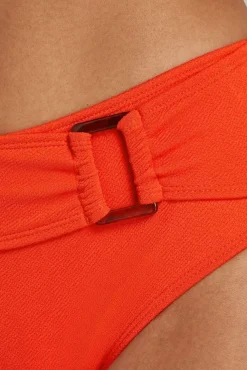 Mid Waist Bikinibroekje In Zomers Rood