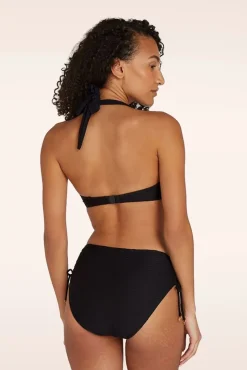 Mid Waist Bikinibroekje In Zwart Snake