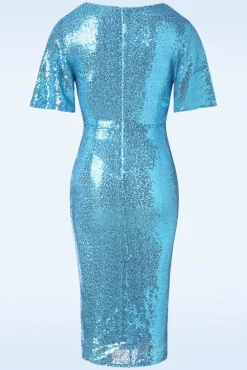 Million Dollar Baby Jurk In Baby Blauw