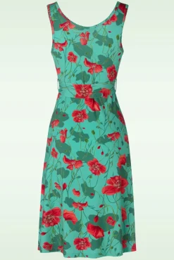 Milly Poppy Jurk In Groen