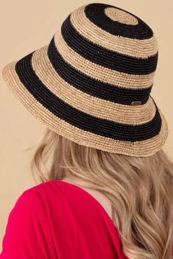 Mindy Travel Hoed In Beige En Zwart