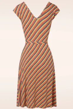 Mira Jurk Gallery In Streeple Blauw