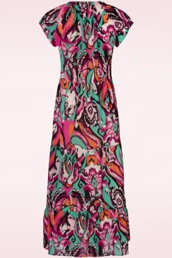 Mirna Maxi Jurk In Multi