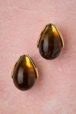 Molly Oorbellen In Goud En Bruin