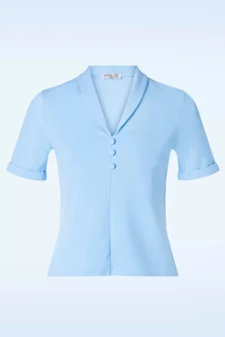 Molly Top In Hemelsblauw